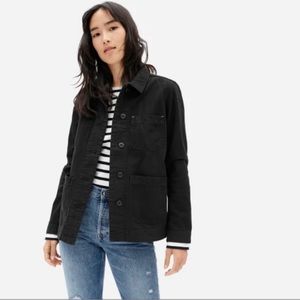 Everlane Chore Jacket, Size XS, Black, New with Tags